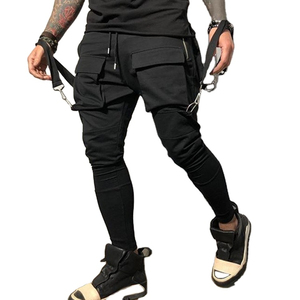 Pantalón Cargo de Diseño Sólido, Estilo Recto, Ligero, 100% Algodón, Gran Venta - Product Image 3