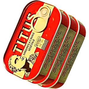 Sardinas Enlatadas en Salmuera con Salsa de Tomate y Chile, de Primera Calidad, 125g - Product Image 3