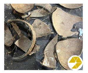 เปลือกมะพร้าวดิบสำหรับงานฝีมือจำนวนมาก100% ธรรมชาติ - Product Image 1