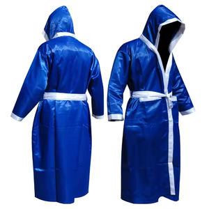 Batas de Boxeo Unisex de Muay Thai Personalizadas al por Mayor, Venta Caliente, Trajes de Entrenamiento de Boxeo para Niños, Kimono de Jiu Jitsu con Pantalones Cortos de Satén - Product Image 4
