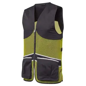 Wholesales Shooting Mesh Vest Cotton Padded Shooting Vest Breathable Comfortable Large Front Loading Pockets Clay Shooting Vest