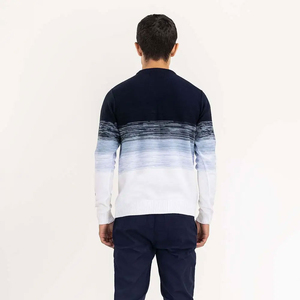 À la mode hiver coupe régulière hommes 100% fibre de bambou sweat au crochet avec manches complètes broderie impression numérique ODM approvisionnement - Product Image 4