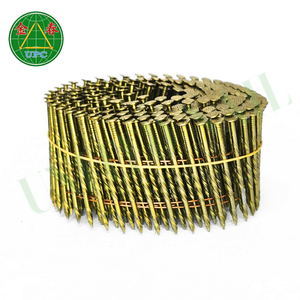 Clavos de bobina de alambre de acero de 2,5x50mm Tipos de vástago de tornillo lisos con estilo de cabeza plana/a cuadros para un proceso de sujeción rápida y segura de palés - Product Image 6