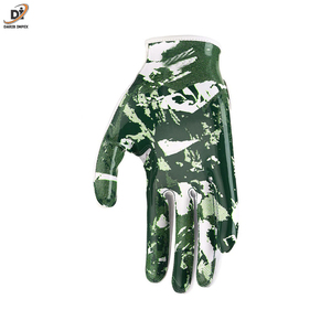 ถุงมือเล่นกีฬาแบบจับแน่นถุงมืออเมริกันฟุตบอลแบบจับแน่นพิมพ์โลโก้ได้ตามต้องการ - Product Image 4