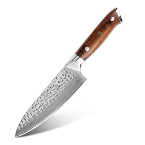 มีดดามัสกัสใช้ในครัวสำหรับตัดอาหารด้ามจับแบบมืออาชีพทำจากญี่ปุ่น - Product Image 6