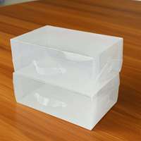 Organisateur de chaussures modulaire en plastique pliable, boîte de rangement transparente empilable pour baskets et sacs à main, design détachable pour la maison