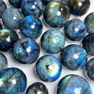 Vente en gros de sphères de pierre de labradorite naturelle polie, cristal sphérique, pierre précieuse scintillante pour la décoration intérieure, la méditation, le reiki, cadeau - Product Image 4