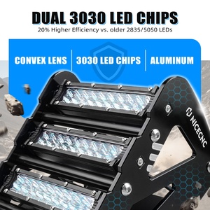 Kit de Luces LED para Parachoques Delantero de ATV NICECNC para Yamaha <span class=keywords><strong>Raptor</strong></span> <span class=keywords><strong>700</strong></span> 700R 2013-2026, Impermeable, 60W, 2160 Lúmenes, Aluminio - Product Image 6