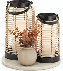 Portavelas de Hierro Forjado Vintage, Decoración para Mesa, Interior/Exterior, Decoración del Hogar, Navidad, Día de San Valentín, Ecológico - Product Image 3