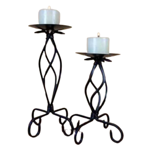 Support à bougies haut en métal fait main, écologique, au design inédit, le plus vendu, pour la décoration de Noël à la maison, finition laiton - Product Image 2