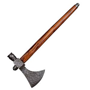 Hacha de Acero de Damasco, Tipo Tomahawk, Grado DIY, Filo de Corte Afilado para Caza y Camping, Hacha de Alta Calidad Forjada - Product Image 1