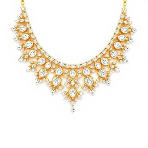 Gargantilla de cadena de tenis de Plata de Ley 925 de Zirconia cúbica blanca de alta calidad de lujo - Product Image 2