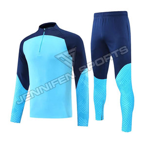Football Training Suit Men Sportswear Club Team <b>Hoodie</b>+Trouser Set 100% Polyester Fabric <b>Sublimation</b> Printed High Quality - Product Image 2
