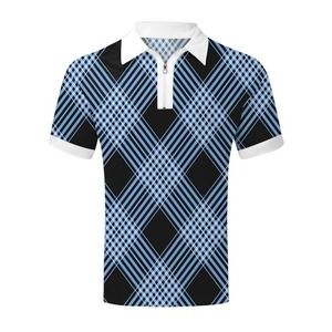 2025 Summer New Design New Fashion <b>Red</b> Color Latest Printed Design Custom <b>Men</b> <b>Polo</b> <b>Shirts</b> - Product Image 2