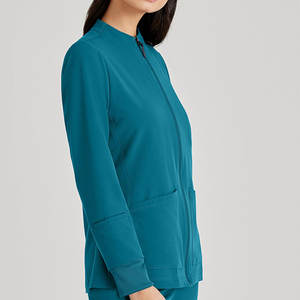 Vêtement médical, veste de travail, vente en gros, vêtements de travail pour hôpital, manches longues, style blouse de laboratoire, vêtements pour infirmières et médecins, logo personnalisé - Product Image 3