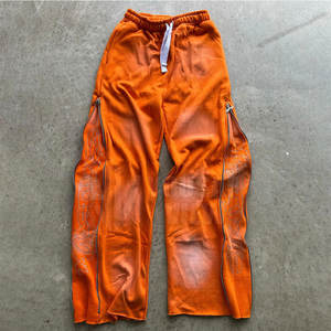 Alta calidad con capucha de invierno impreso sólido Casual Wear hombres Rhinestone chándal peso ligero superventas - Product Image 4