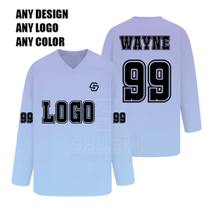 Maillot de hockey sur glace pour homme, qualité supérieure, logo personnalisé, adulte, imperméable, 100% polyester, vêtements de sport avec taille personnalisée - Product Image 4