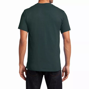 เสื้อยืดโอเวอร์ไซส์คอกลมแขนสั้นผ้าฝ้ายสำหรับผู้ชายใส่หน้าร้อน ODM เสื้อยืดผ้าฝ้าย 100% ทรงหลวมสำหรับผู้ชาย - Product Image 2