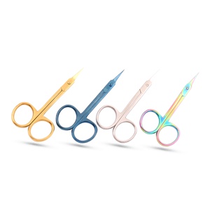 OEM Professional Beauty Gold Blue Silver and Multi Color Cuticle Scissor High Quality <b>Nail</b> Care Tools Set - Product Image 1