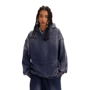 Pull-over pour dames vintage de haute qualité, nouveau design de sweat à capuche/street style blank custom made acid wash hoodie - Product Image 1