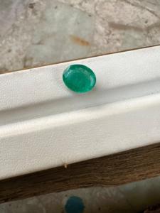 พลอยสีเขียวเจียระไนทรงไข่2.53กะรัตมรกตธรรมชาติ10X8มม. ได้รับการรับรองพร้อมความแวววาวที่ดีสำหรับการทำเครื่องประดับ - Product Image 2