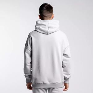 Sweat à capuche élégant et respirant en coton doux 100% avec poche avant pour hommes Sweat à capuche léger de luxe pour l'hiver avec logo personnalisé - Product Image 2