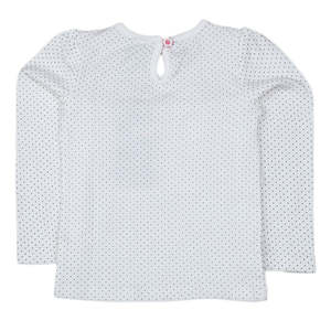 Camiseta de manga larga para niñas - Blanca - Product Image 1