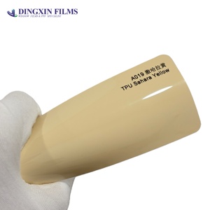 <span class=keywords><strong>Film</strong></span> de protection de peinture en TPU de qualité supérieure - Jaune <span class=keywords><strong>Sahara</strong></span>, résistant aux UV, auto-réparateur, protection anti-rayures pour voitures et camions - Product Image 1