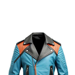 Blouson de moto unisexe en cuir coupe-vent 2026 – Vente en gros, design européen, production OEM personnalisée - Product Image 6