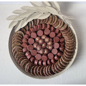 Tazón de Chocolate de Metal Chapado en plata moderno, vajilla de Hotel, tazón de servidor de Chocolate, postres para vajilla, tazón de servidor de dulces - Product Image 2