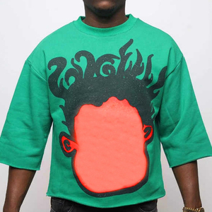 Logo personnalisé imprimé vintage lavé 100% coton hommes à manches courtes T-Shirts grande taille stock mélange en vrac pour l'été porter par temps chaud - Product Image 4