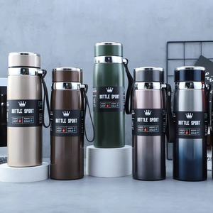 316 Stainless Steel Double Wall 800ml Capacity Smart Water Bottle Novelty Design <strong>Hot</strong> Sustainable Vacuum <strong>Flask</strong> for Men Women Kids - Product Image 2