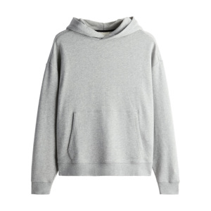 เสื้อฮู้ดดี้ทรงบ็อกซี่ฟิตแบบโอเวอร์ไซส์ พิมพ์ลายพัฟฟ์ รับผลิตเสื้อฮู้ดดี้แบบสั่งทำพิเศษ ทรงไหล่ตก สำหรับผู้ชาย - Product Image 2