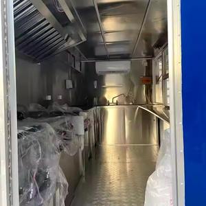 รถขายอาหารเคลื่อนที่ทำจากสแตนเลสและไฟเบอร์กลาส สำหรับขายไอศกรีม ฮอทดอก และอาหารว่าง - Product Image 4