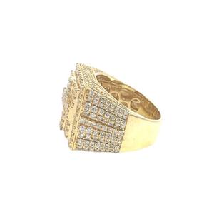 Haute Qualité Hip Hop Plaqué Rhodium En Argent Sterling Moissanite Diamant Croix Conception Anneau pour Hommes-Mariage & Fête - Product Image 2