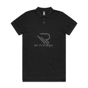 Chemise pour homme 100% coton, séchage rapide, respirante, impression de logo personnalisée de haute qualité, golf, 260g - Product Image 5