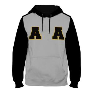 เสื้อฮู้ดไหมพรมถักแบบกำหนดเองได้ พิมพ์ลายตัวอักษรด้วยความร้อน 100% ผ้าฝ้าย สำหรับชมรมนักเรียนหญิง/ชาย - Product Image 1