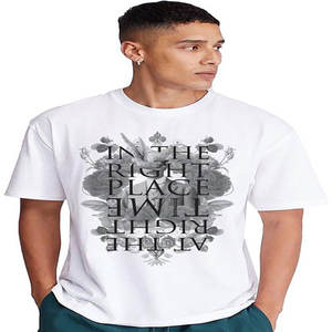 2024 venta al por mayor Camiseta de manga corta con estampado de letras personalizadas para hombre 100% algodón puro secado rápido de gran tamaño media manga Logo de punto para hombre - Product Image 4