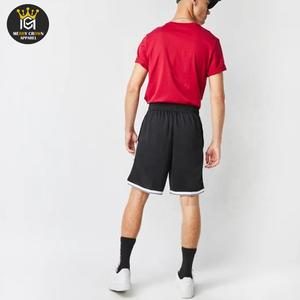 Custom Poly Basketball High Street Training <b>Shorts</b> Double Layer <b>Elastic</b> <b>Waist</b> Closure Canvas Plain Design Sublimation - Product Image 5