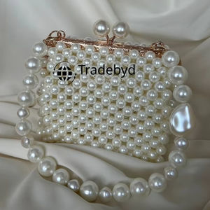Elegante Bolso de Mano Tipo Clutch con Perlas y Correas para Mujer, Bodas, Eventos Festivos, Regalos de Lujo, Moda Nupcial, Correa Extraíble Tradebyd - Product Image 1