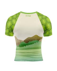 Regular Fit <b>Men's</b> Sports Compression Shirt Knitted Breathable Quick Dry Workout Fitness Rash Guard - Product Image 5