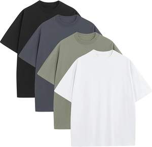 T-shirt pour homme en coton 100% écologique respirant avec impression sérigraphique, service OEM, prix de gros abordable - Product Image 4