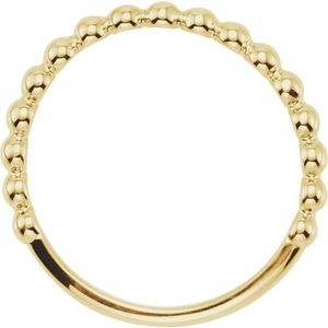 Romantic Stainless Steel Bead <b>Ring</b> Fashionable Gold Plated Inlay with Geometric Design Stylish Eternity Style Perfect Gift - Product Image 2