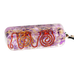 Améthyste Orgone Pipe Pendant Meilleure Qualité d'Inde - Product Image 2