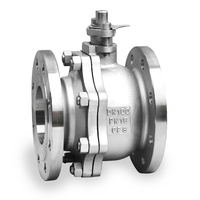 Válvula de Bola Hidráulica de Acero Inoxidable con Brida de Alta Temperatura API ANSI de 4"/DN100
