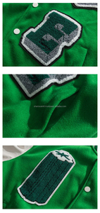 Men's Women's Letterman <b>Jackets</b> High Street Canvas Baseball <b>Jacket</b> Embroidered Design Stand Winter Loose Fit for Youth - Product Image 6