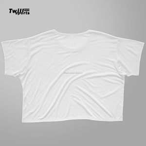 2025 T-shirts d'été écologiques pour femmes T-shirts à la mode avec des couleurs unies et un nouveau design pour la vente en gros - Product Image 2