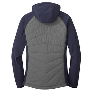 Veste matelassée de haute qualité 2025, vêtements d'extérieur décontractés personnalisés, veste matelassée hybride pour hommes, manteaux d'hiver, veste matelassée imperméable - Product Image 4