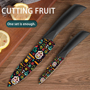 Nuevo Juego de Cuchillos de Cocina Profesionales de 5 Piezas, Cuchillo de Chef de Alta Calidad con Hoja de Cerámica, Ambidiestro, de Plástico, para Uso Doméstico, de Fábrica - Product Image 4