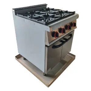 4 Burner Bếp gas với tủ